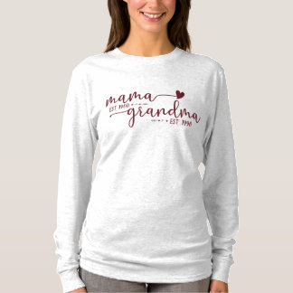 Camiseta Mamãe Vovó Est É Fofo