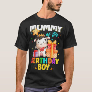Camiseta Mamães Da Família De Animais De Criação De Vaca De