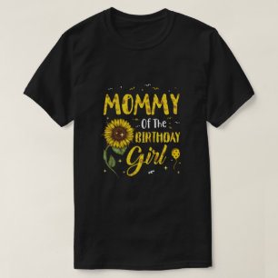 Camiseta Mamães Da Garota De Aniversário Mamãe Dons De Gira