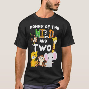 Camiseta Mamães Da Selvagem E Do Jardim Zoológico Safari