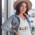 Camiseta Mamães De Animais Da Floresta A Serem<br><div class="desc">Um tema de floresta bonito para o seu chá de fraldas. Ilustração russa de animais florestais com um texto que diz "mamãe ser".</div>