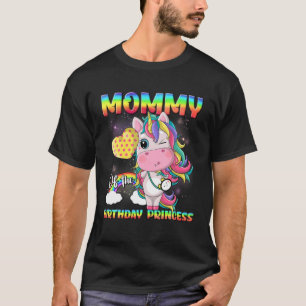 Camiseta Mamães De Aniversário, Princesa A Bater Ou A Fog