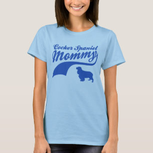 Camiseta mamães de cocker spaniel