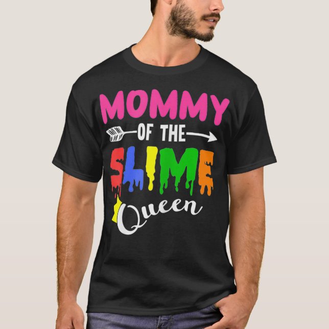 Camiseta Mamães De Mulheres Da Rainha Birthday Trendy Famil (Frente)
