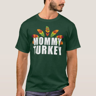 Camiseta Mamães de mulheres Turquia Ação de Graças