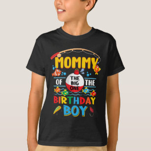 Camiseta Mamães Do Grande primeiro aniversario De Pesca Ofi