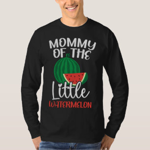 Camiseta Mamães Do Pequeno Anunciante Do Bebê Da Melancia D