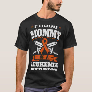 Camiseta Mamães Orgulhosas De Um Guerreiro De Leucemia, A B