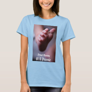 Camiseta Mamães orgulhosas de um Preemie