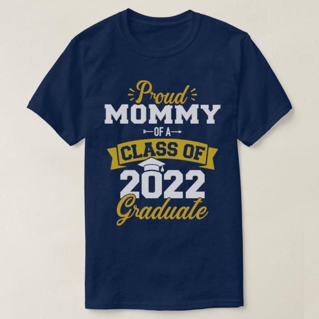 Camiseta Mamães orgulhosas de uma classe de mais velho gra  (Frente do Design)