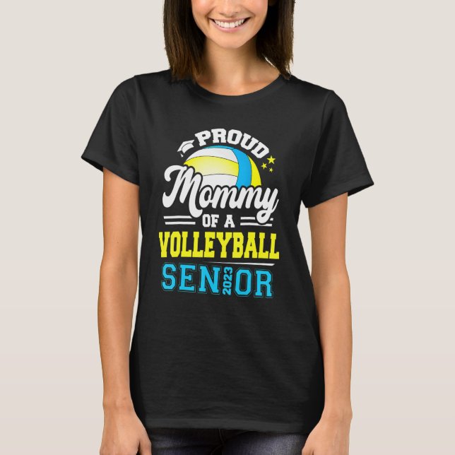 Camiseta Mamães Orgulhosas Do Formando De Voleibol 2023 G (Frente)