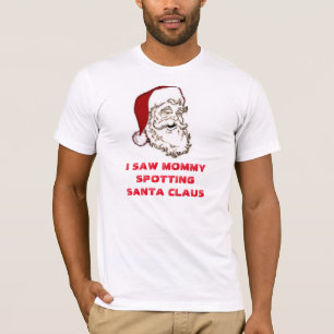 Camiseta Mamães que mancham Papai Noel