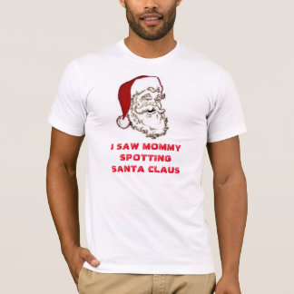 Camiseta Mamães que mancham Papai Noel