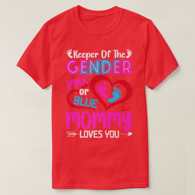 Camiseta Mamães Rosa Ou Azul Engraçadas Te Ama A Revolução  (Frente do Design)