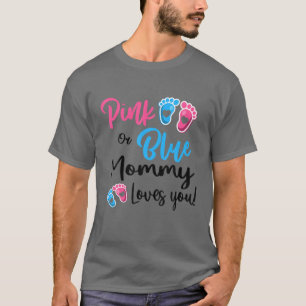 Camiseta Mamães Rosa Ou Azul Te Ama Sexo Mulheres Revelado