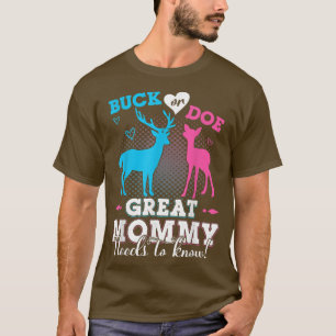 Camiseta Mamães Rosa Ou Azul Te Ama Sexo Reveal Buck ou
