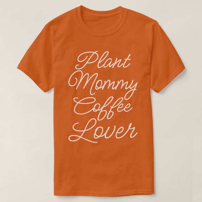 Camiseta Mamães vegetais Café Lover II (Frente do Design)