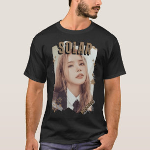 Camiseta Mamamooo Solar Kpop Grupo Feminino Álbum de Recort