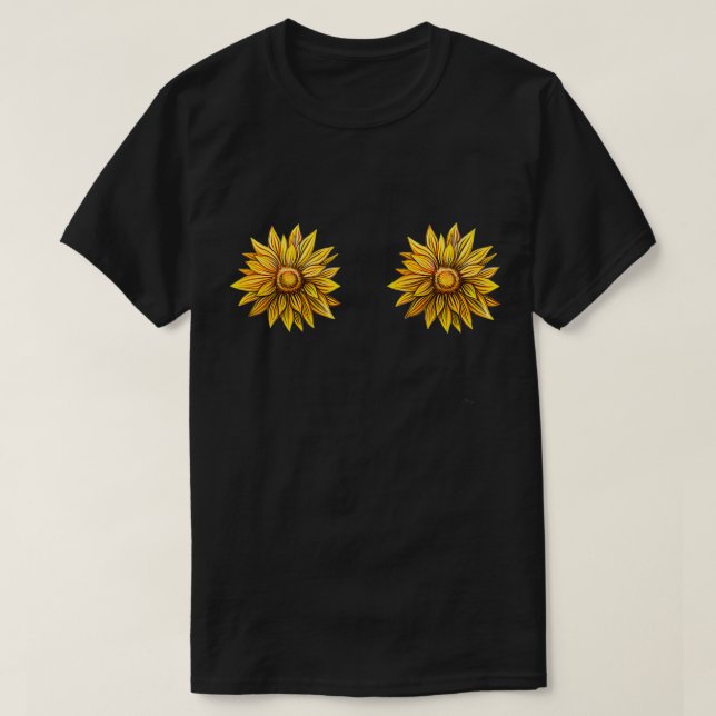 Camiseta Mamas de girassol  (Frente do Design)