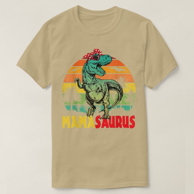 Camiseta Mamasauro T re Dinossauro Engraçado Mama Saurus Mã (Frente do Design)