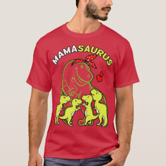Camiseta Mamasauro T rex Dinossauro Engraçado Mama Saurus M