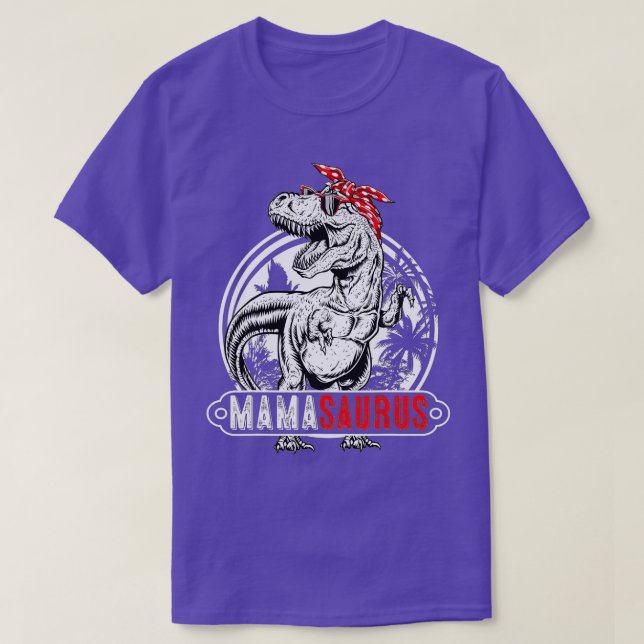 Camiseta Mamasauro T rex Dinossauro Engraçado Mama Saurus M (Frente do Design)