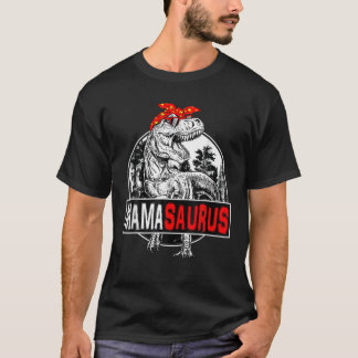 Camiseta Mamasauro T Rex Dinossauro Funny Família Mama Saur