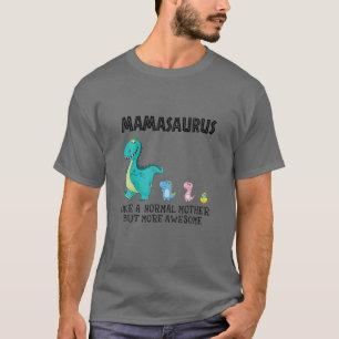 Camiseta Mamasaurus Dino Família Engraçado Presente Mãe Dia
