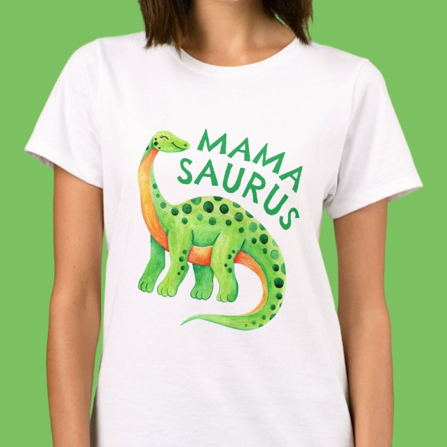 Camiseta Mamasaurus Dinossaur Mãe do Aniversário (Mamasaurus Dinosaur Mom of the Birthday Boy T-Shirt)