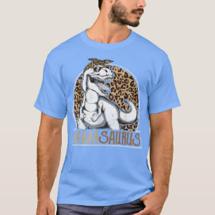 Camiseta Mamasaurus Dinossaur Mama Leopard s, Dia de as mãe
