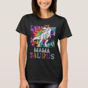 Camiseta Mamasaurus Dinossauro Mamãe Saurus Família Combina