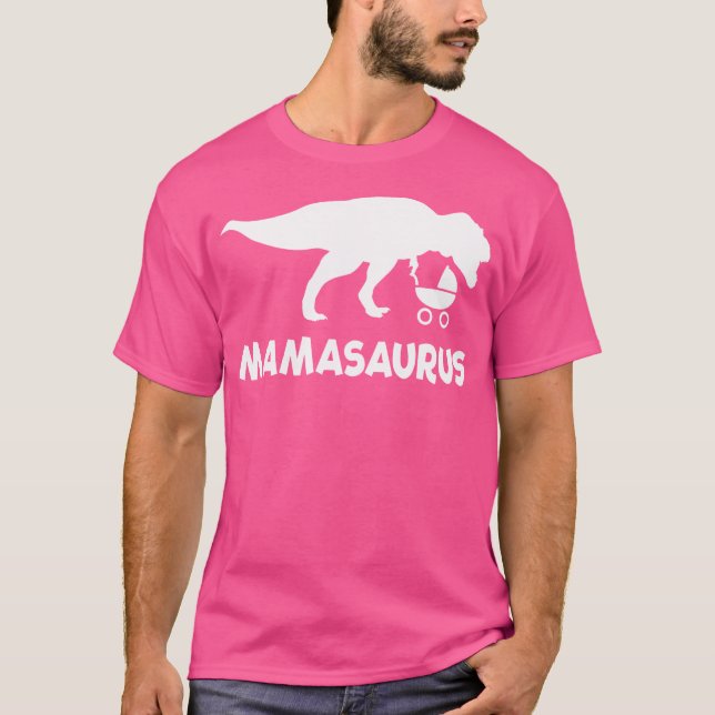 Camiseta Mamasaurus Engraçado Mãe T-Rex Shirt Gift (Dinossa (Frente)