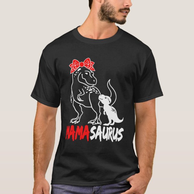 Camiseta Mamasaurus Mama Rex Dinosaur Mother s Day (Frente)