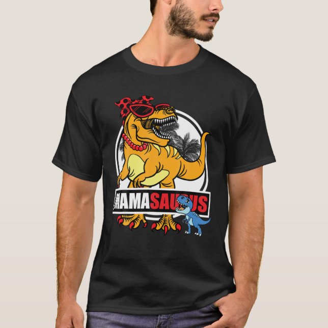 Camiseta Mamasaurus Rex Dia de as mães (Frente)