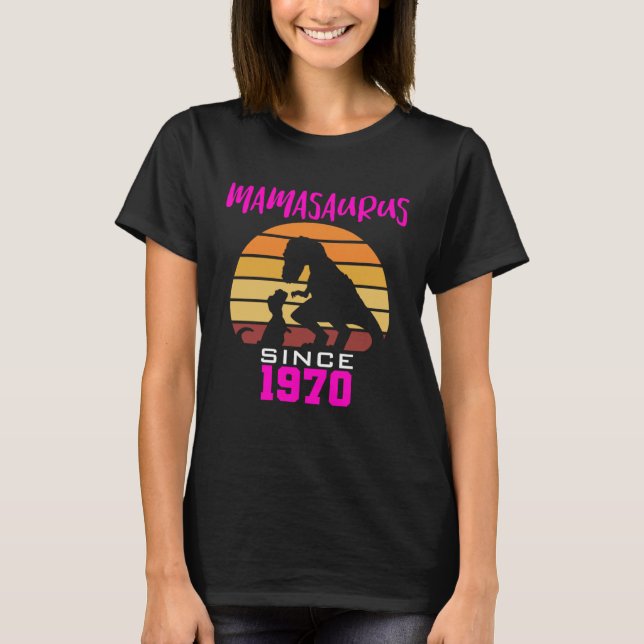 Camiseta Mamasaurus since 1970 (Frente)