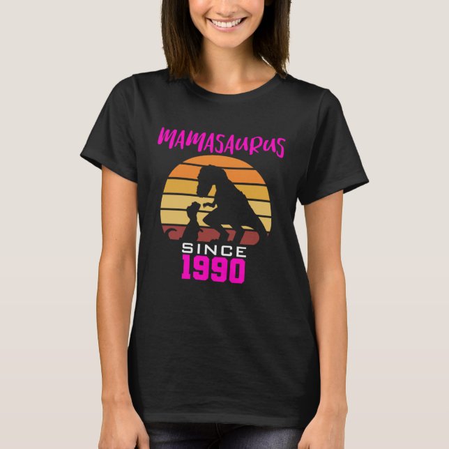 Camiseta Mamasaurus since 1990 (Frente)