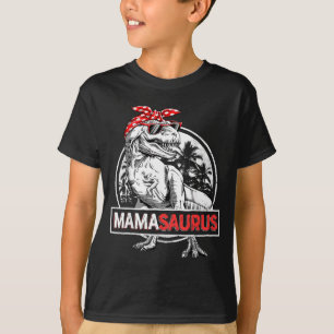 Camiseta Mamasaurus T Rex Dinossauro Divertido Mama Saurus