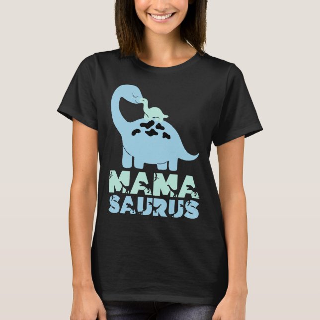 Camiseta Mamasaurus Trex Mama Saurus Mom Dinosaur Mama Rex  (Frente)
