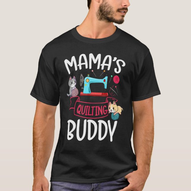 Camiseta Mamau2019s Filtro Buddy Cat Mãe S (Frente)