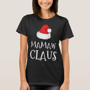 Camiseta Mamaw Claus Christmas Hat Family Group Corresponde