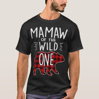 Camiseta Mamaw da Xadrez Selvagem de Buffalo Lumberjack 1ru