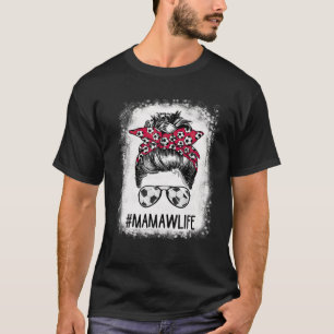 Camiseta Mamaw Life Soccer Mãe Cabelo Mágico