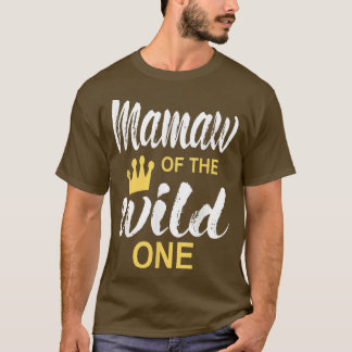 Camiseta Mamaw Of The Wild One Daughter Matching Family 698