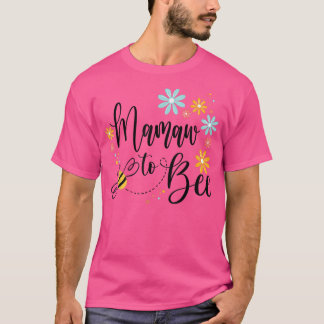 Camiseta Mamaw To Being, Lindo Anúncio De Gravidez Para Mam