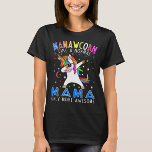 Camiseta mamawcorn Like A mama Only Awesome Dabbing Unicorn