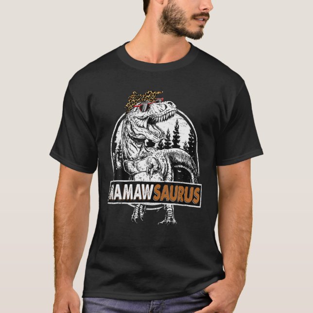Camiseta Mamawsaurus T Rex Dinosaur Mamaw Surus D (Frente)