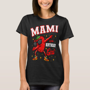 Camiseta Mami Da Rapariga De Aniversário Bbing Strawberry B