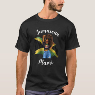 Camiseta Mami Jamaicana Afro Africana Bandeira da Jamaica C
