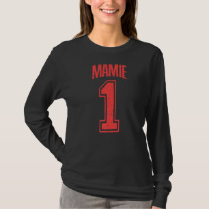 Camiseta Mamie Supporter Número 1 Maior Ventilador