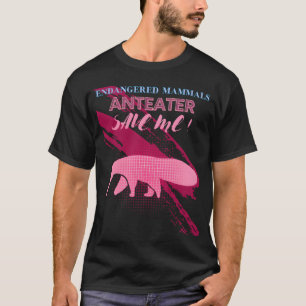 Camiseta Mamíferos Endangered Tamanduá engraçado